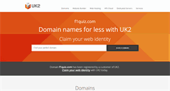 Desktop Screenshot of f1quiz.com