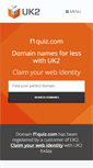 Mobile Screenshot of f1quiz.com